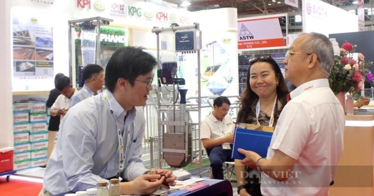 Triển lãm ILDEX Vietnam 2024 về chăn nuôi, sản xuất sữa, chế biến thịt và nuôi trồng thuỷ sản lần thứ 9 đang tổ chức tại TP.HCM. Ảnh: Nguyên Vỹ